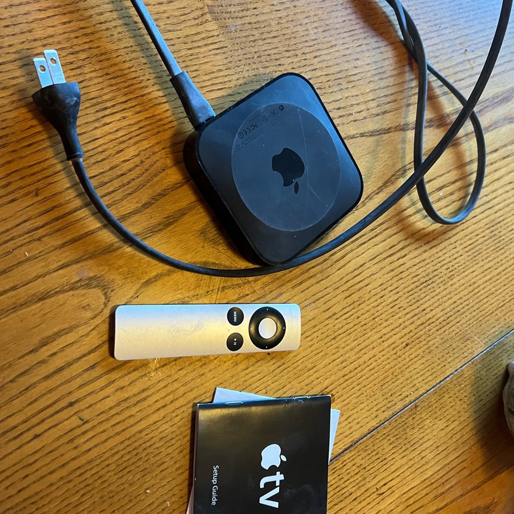 Apple TV Media Hub with Silver Remote